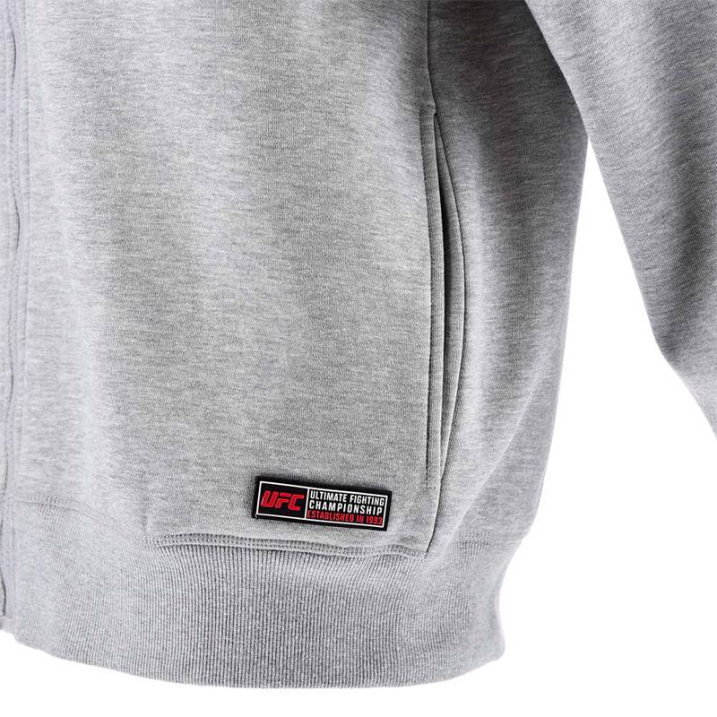 UFC OFFICIAL LOGO red jacket-grey